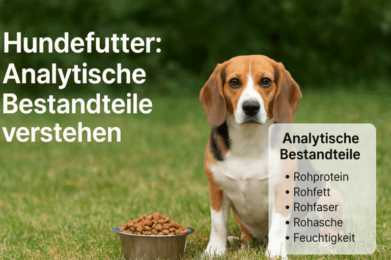 Hundefutter: Analytische Bestandteile verstehen
